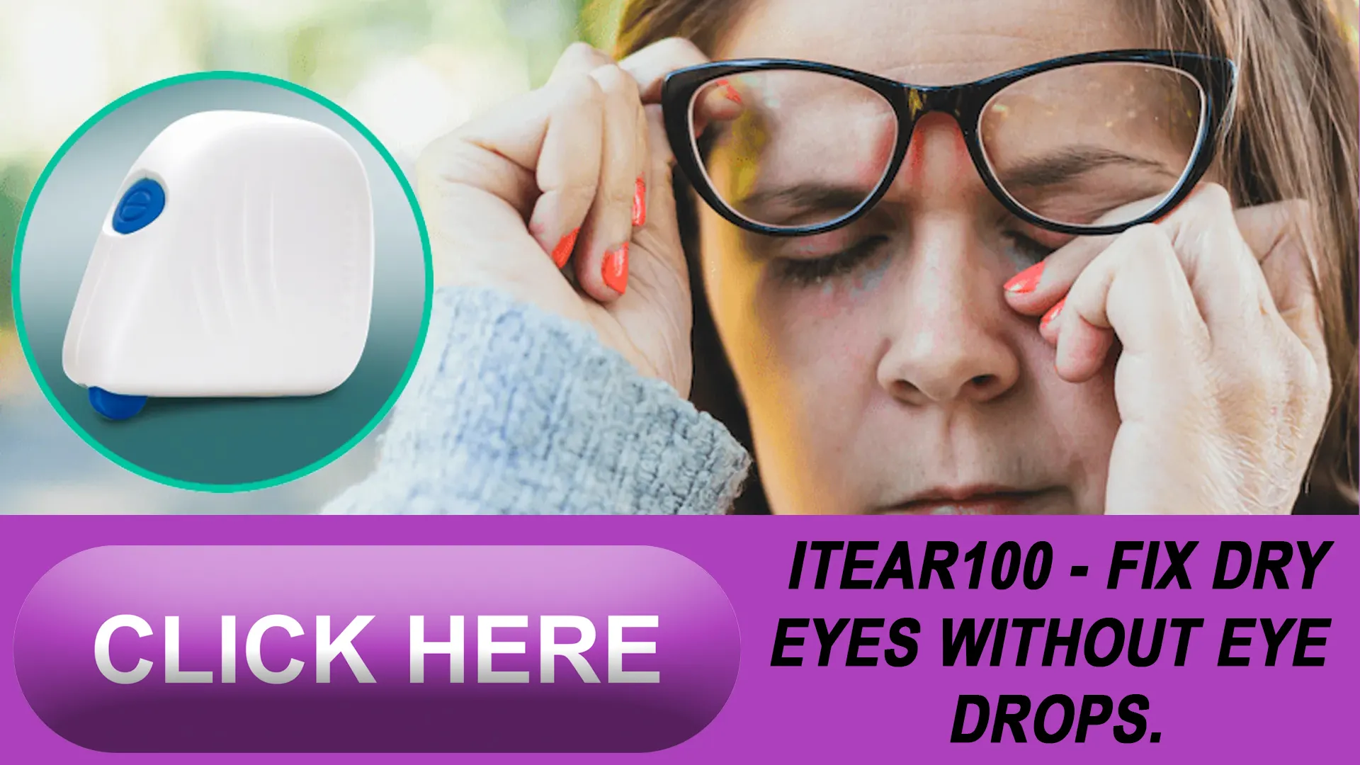Experience Relief with the iTEAR100 Device
